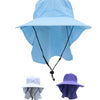 Woman Sun Protected Outdoor Cap