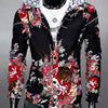 Floral Printed Hooded Jacket